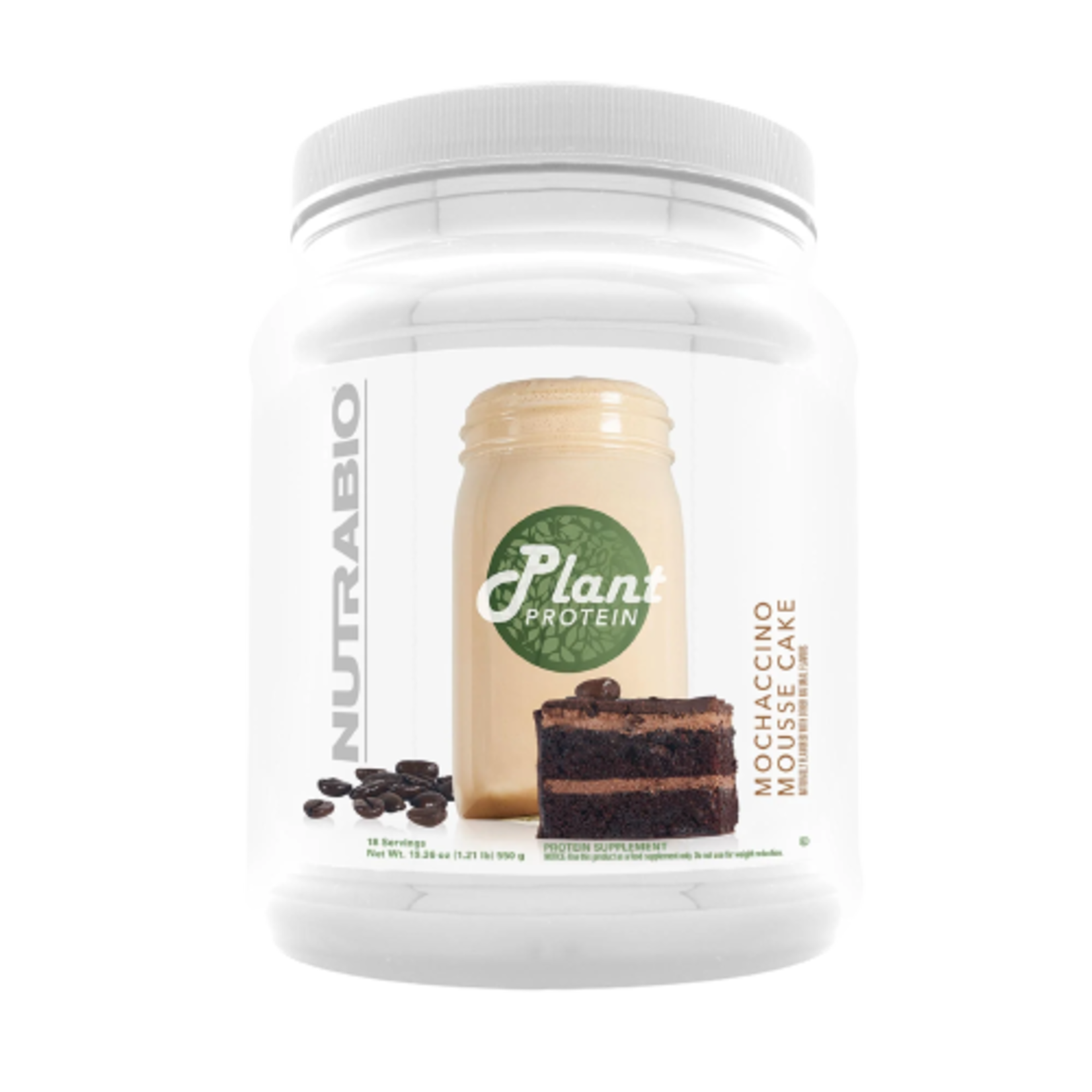 NutraBio NUTRABIO Plant Protein 1.2 Lbs