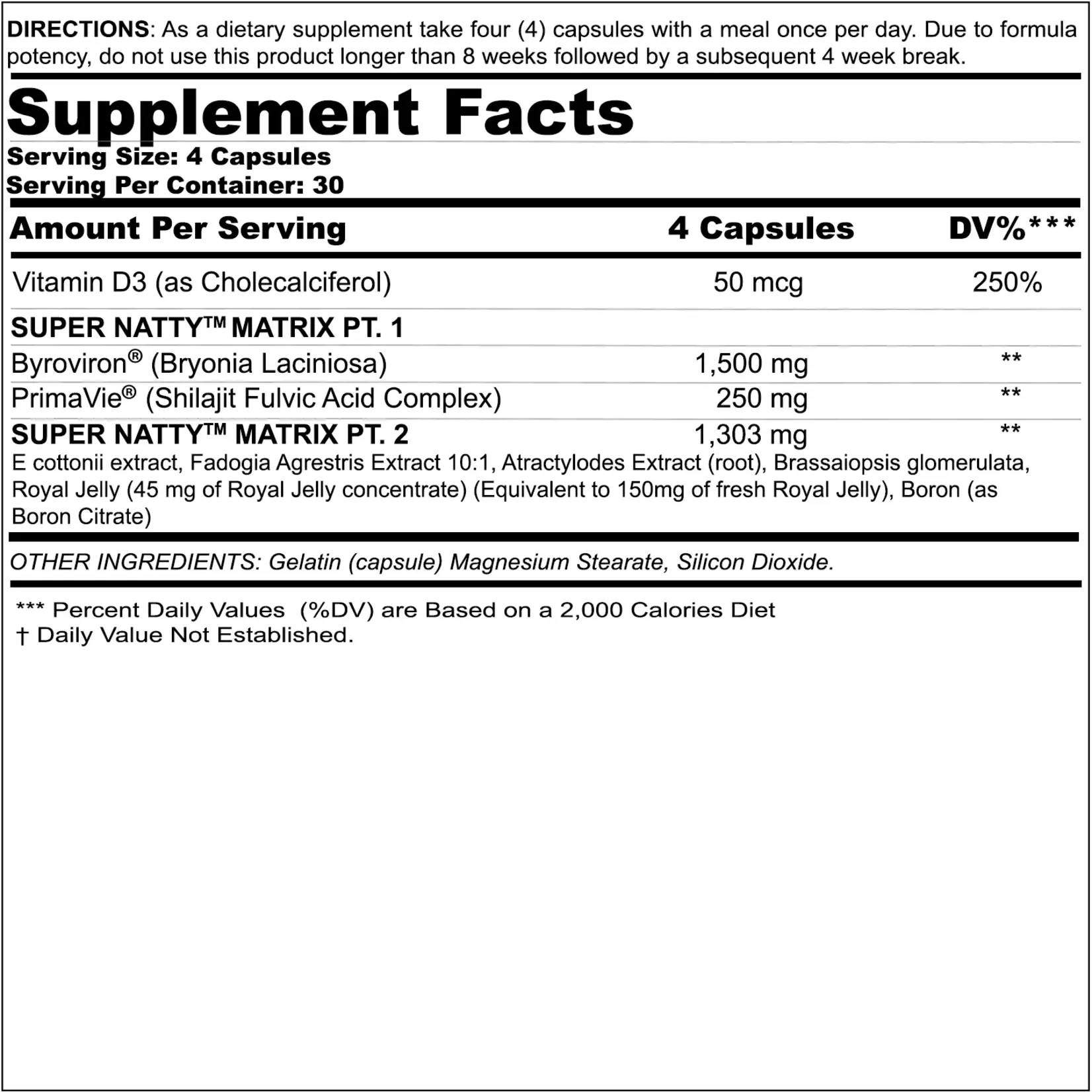 Black Magic BLACK MAGIC SUPPLY Super Natty Testosterone Booster