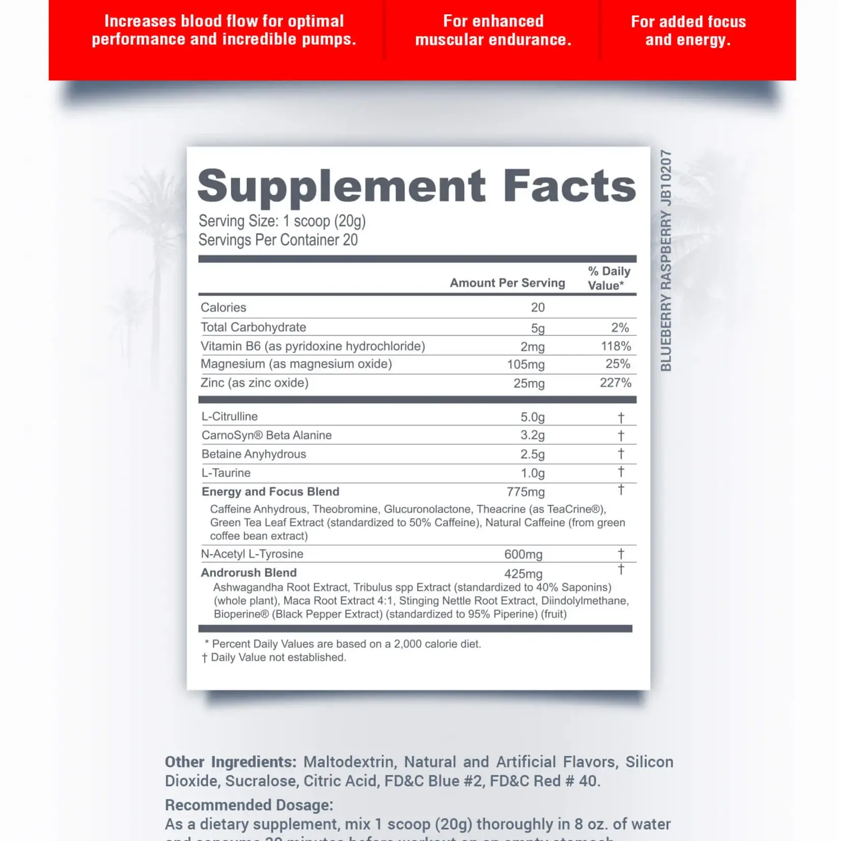Betancourt Nutrition BETANCOURT NUTRITION B-NOX Pre-workout