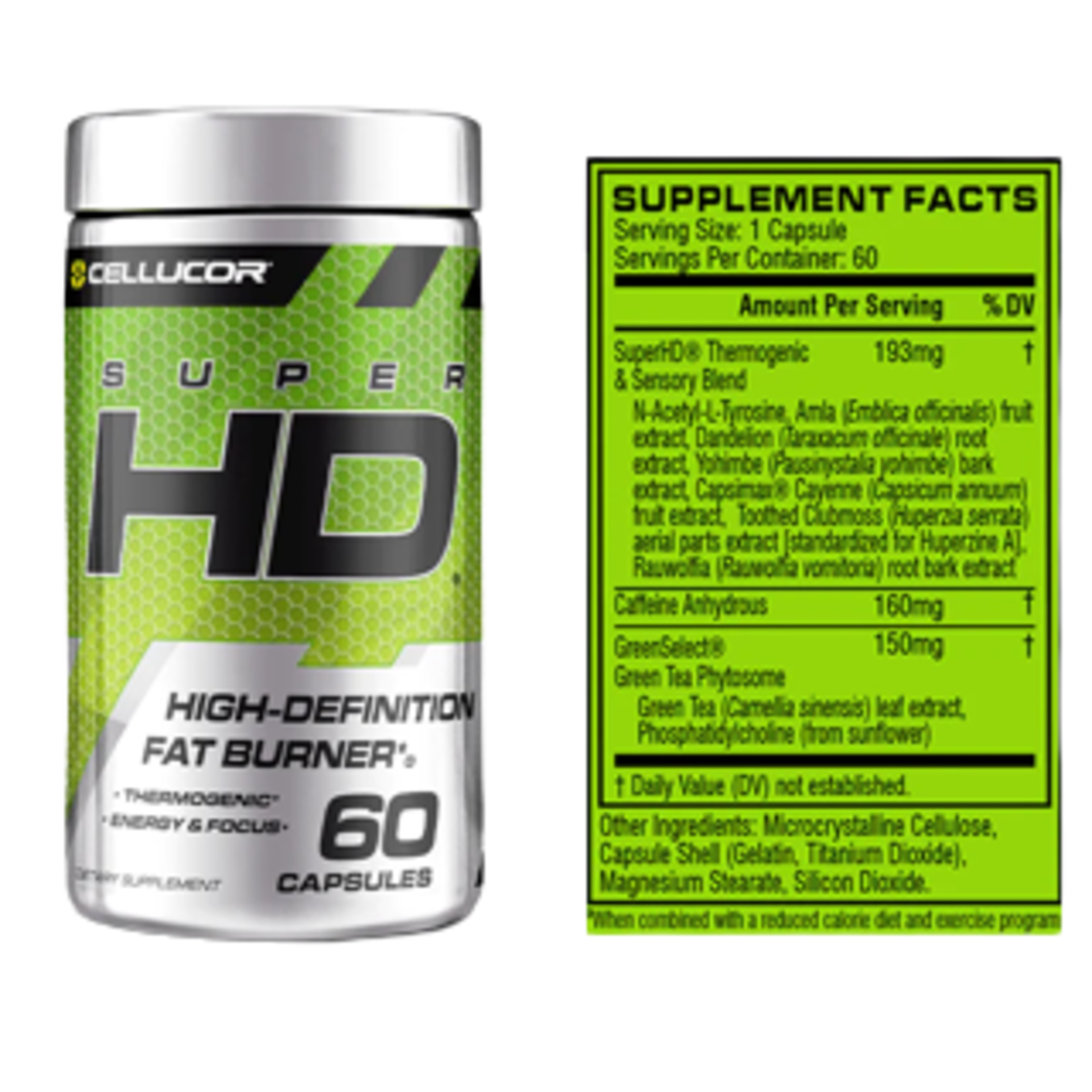 Cellucor CELLUCOR Super HD Weight Loss 60 Caps
