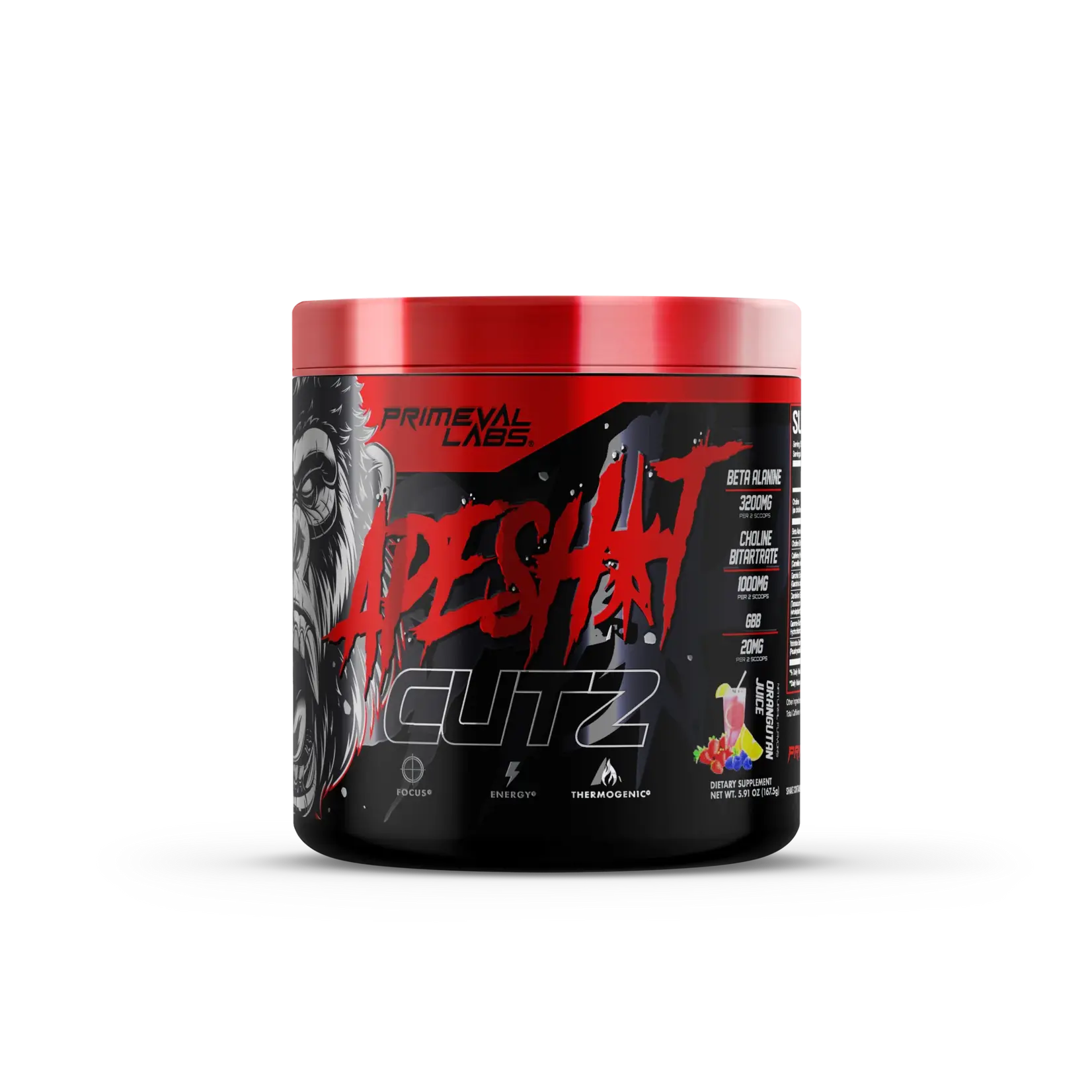 Primeval Labs PRIMEVAL LABS APESH-T Cutz Pre-Workout 50 Srv