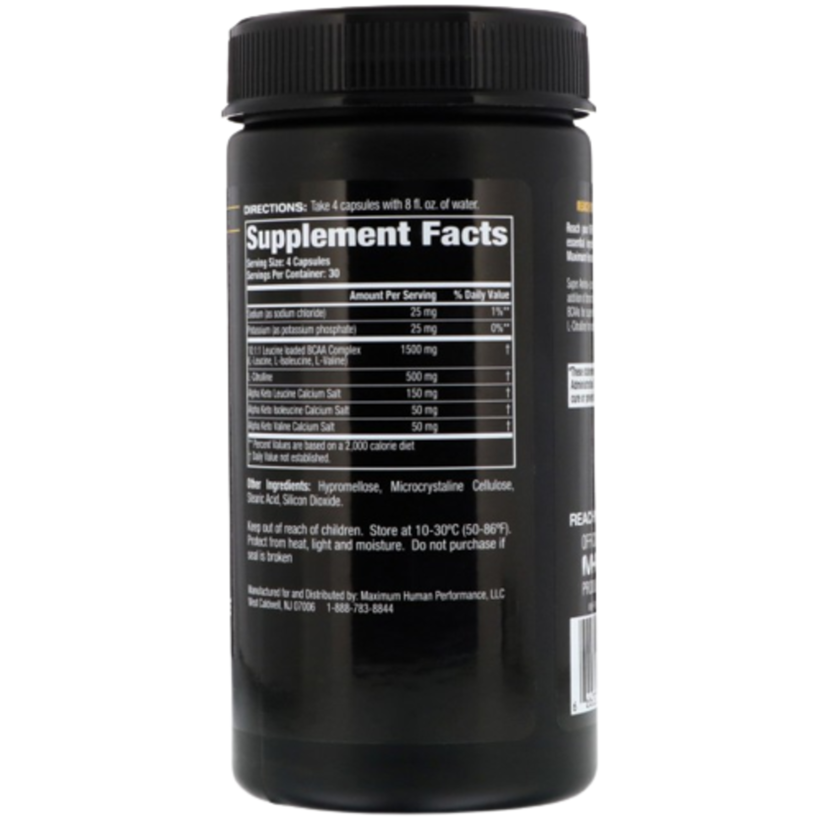 MHP MHP Super Amino BCAAs 120 Caps