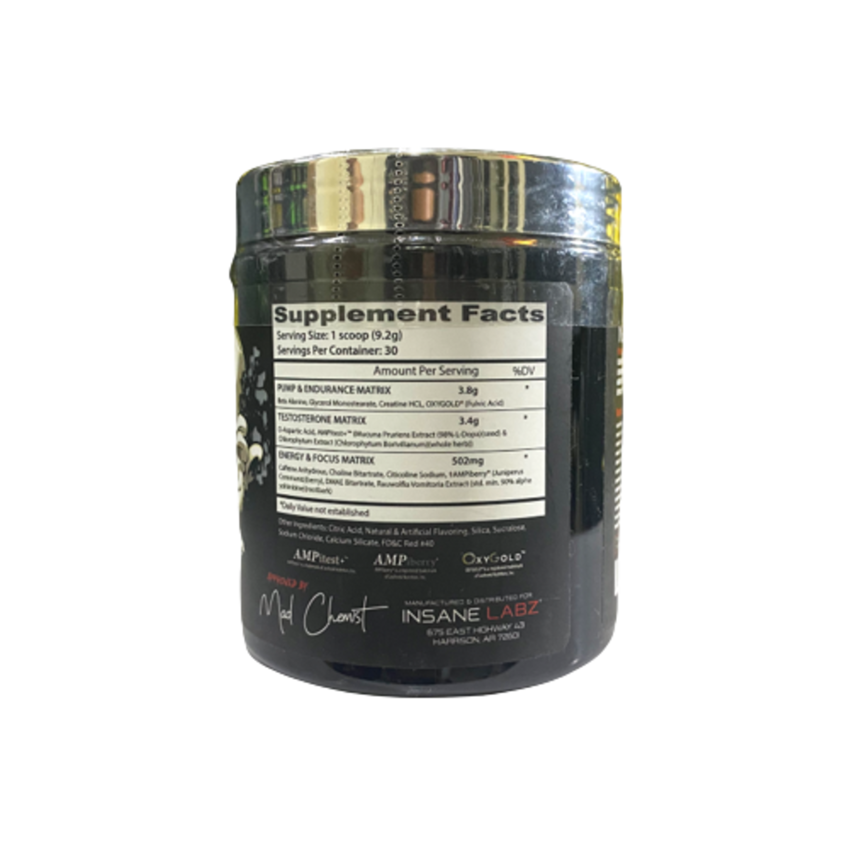 Insane Labz INSANE LABZ Psychotic Test Pre-Workout
