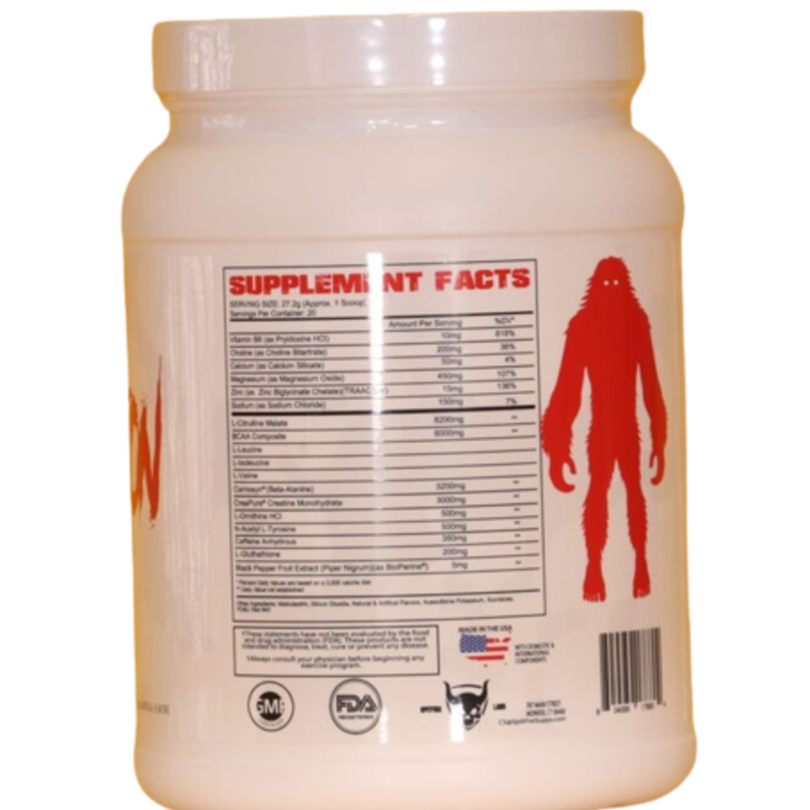 Spit Fire SPIT FIRE LABS Abomination Pre-Workout