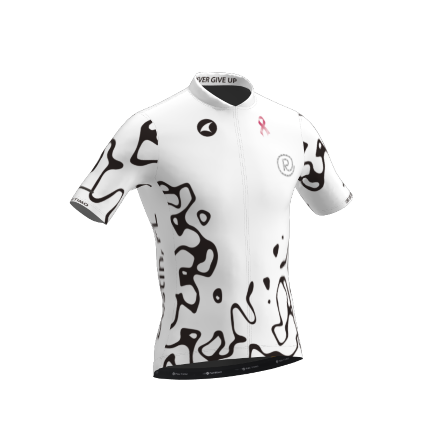 Summit Mens Black and White Cycling Jersey