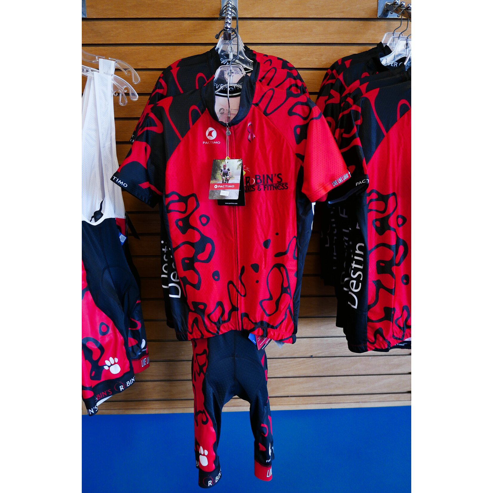 Pactimo Robin's Red Lava Bibs Small