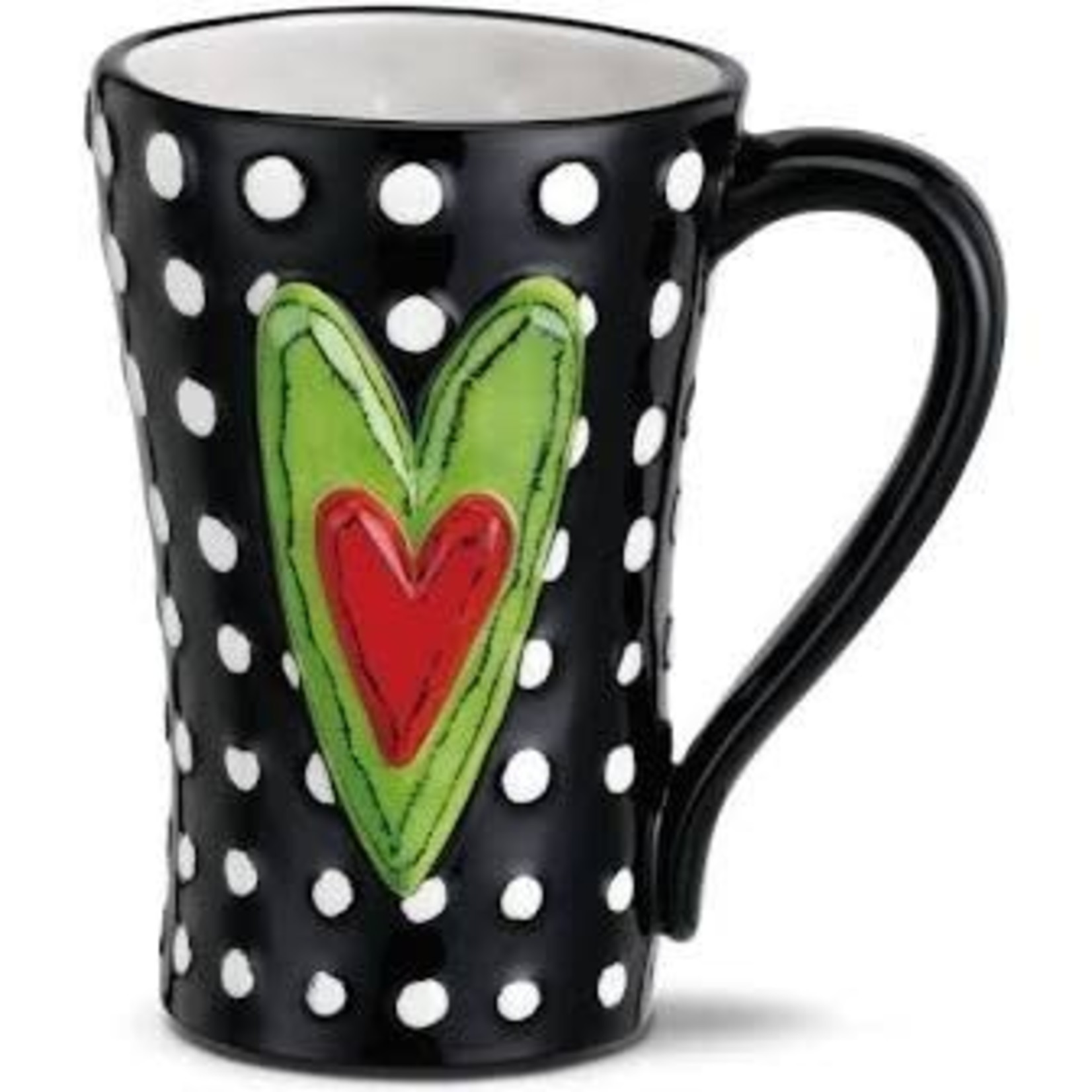 Demdaco Hearfelt Home Collection Mug - Green Heart