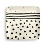 Demdaco Dots and Stripes Platter