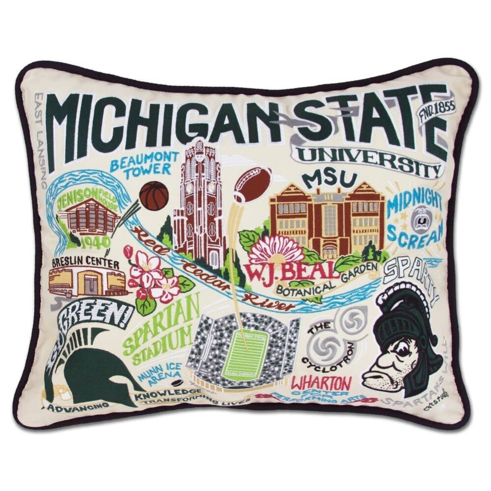 Catstudio Michigan State University Pillow