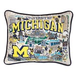 Catstudio Catstudio Collegiate University of Michigan Pillow
