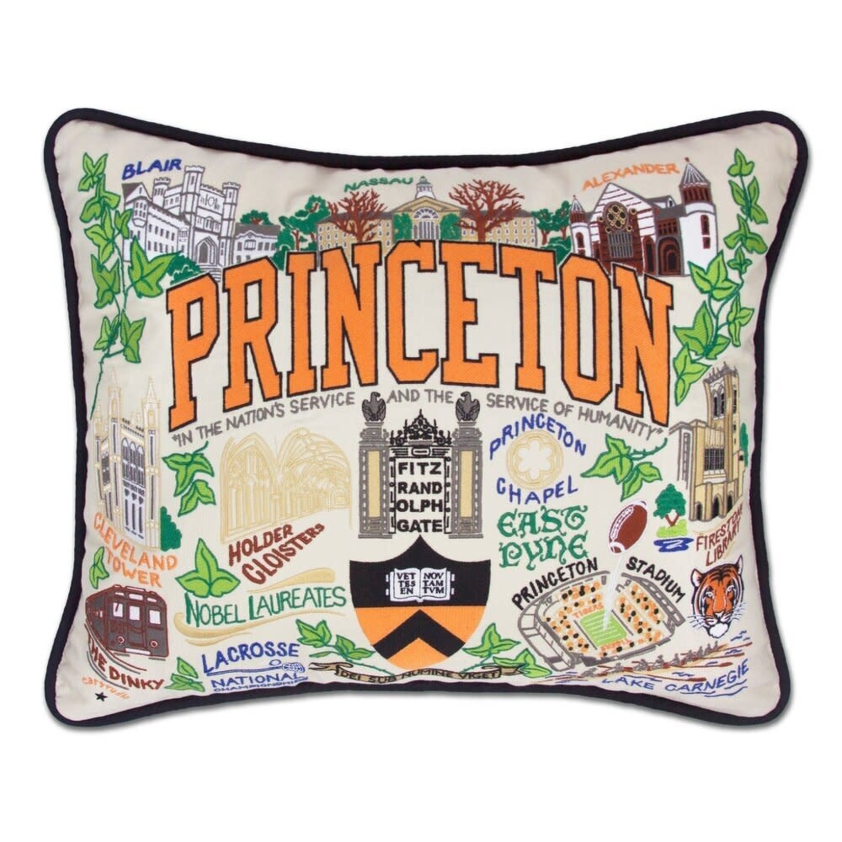 Catstudio Catstudio Collegiate Princeton University Pillow