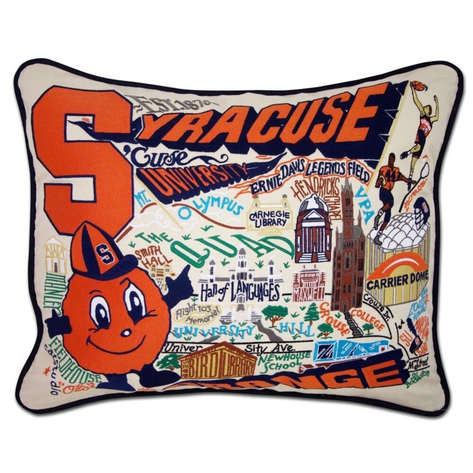 Catstudio Catstudio Collegiate Syracuse University Pillow