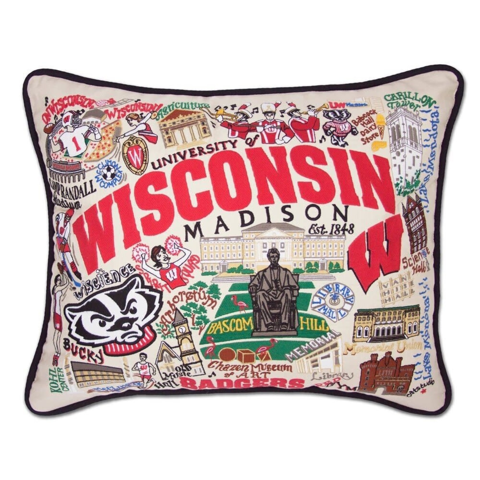 Catstudio University of Wisconsin Pillow