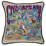Catstudio Catstudio Chesapeake Bay Hand-Embroidered Pillow