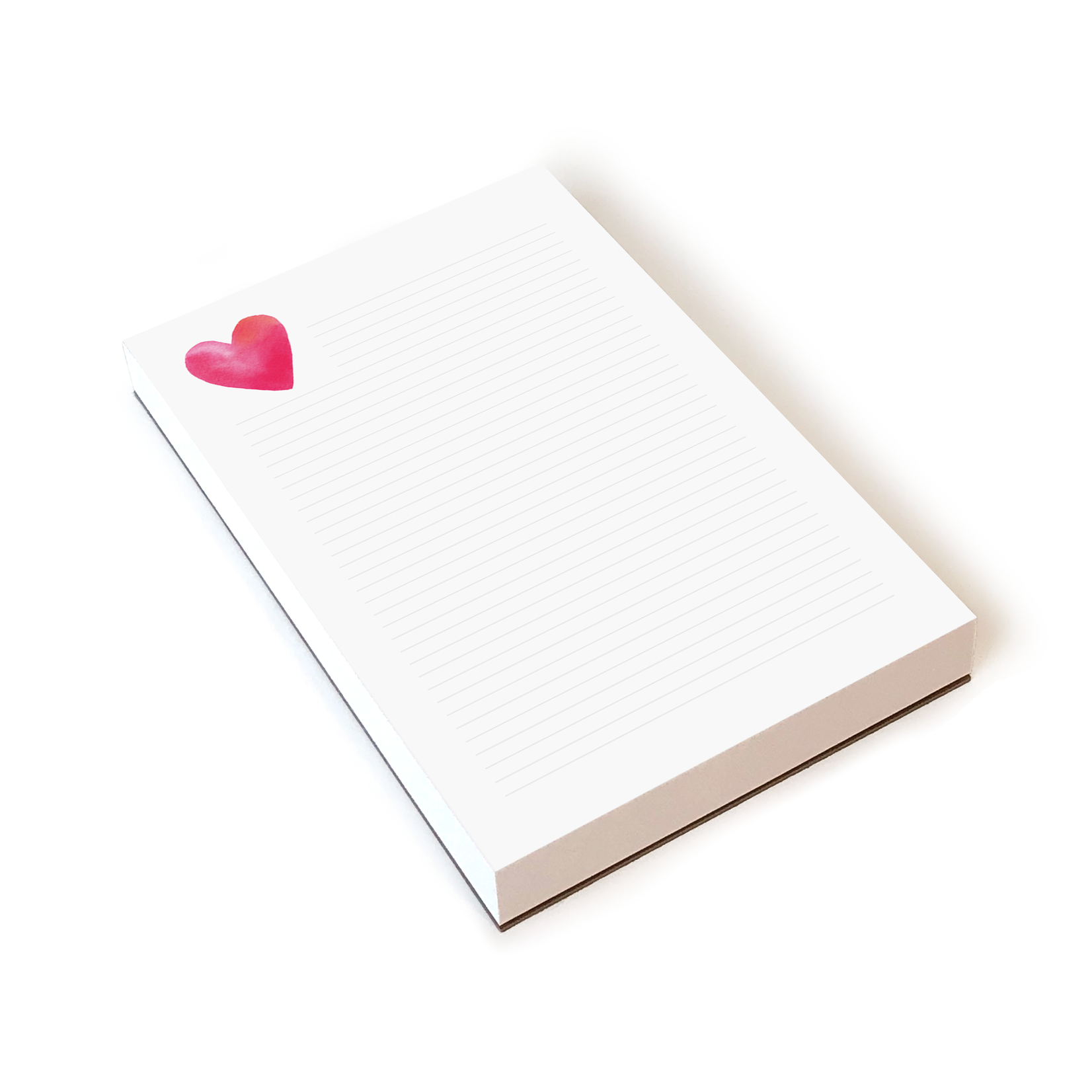 E. Frances Heart Lined Notepad