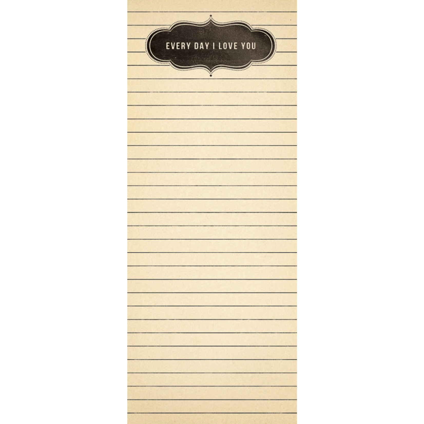 Sugarboo & Co. Everyday I  Love You Notepad