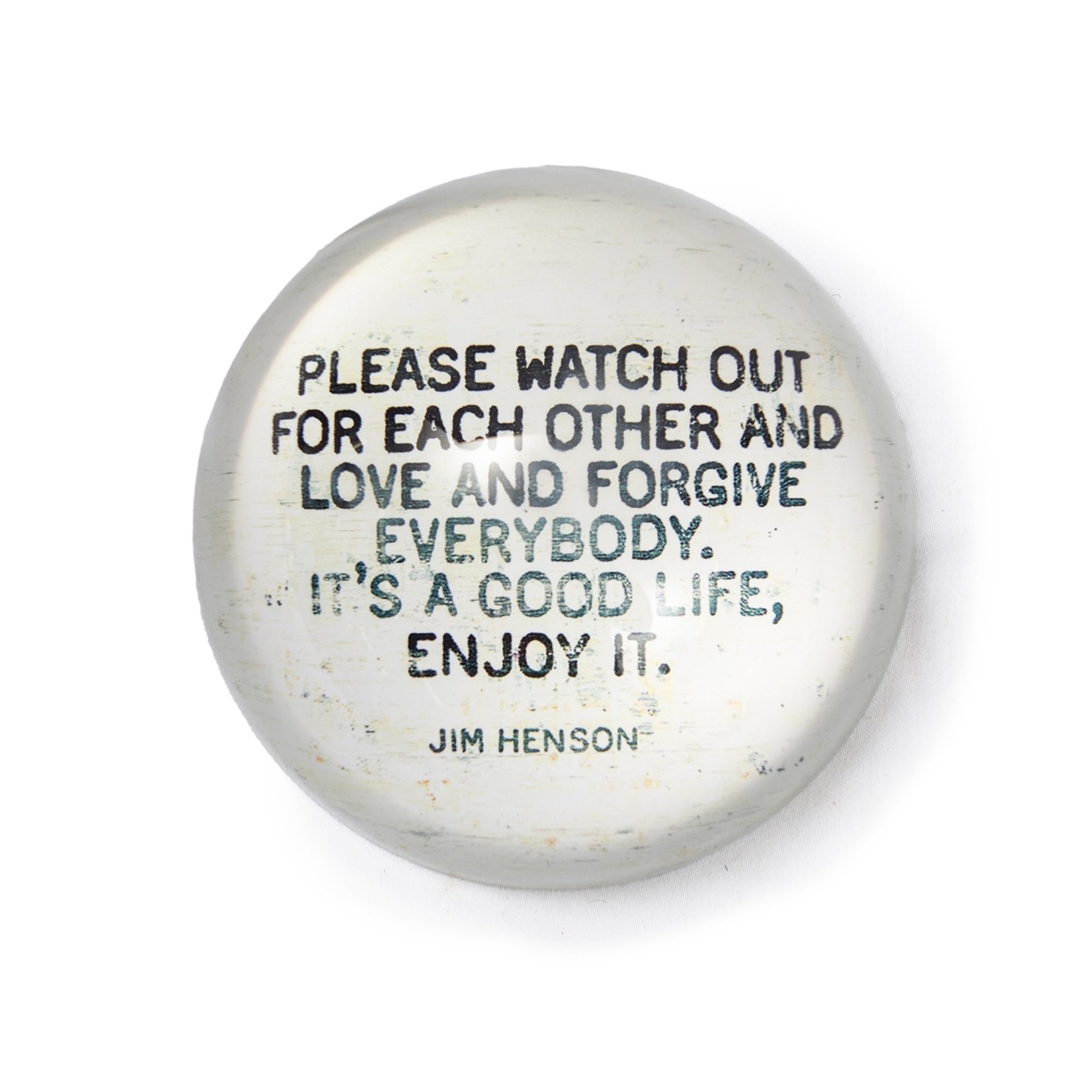 Sugarboo & Co. Please Watch Out ... Jim Henson Paperweight - 4" x 4"