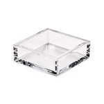 Caspari Acrylic Cocktail Napkin Holder in Crystal Clear