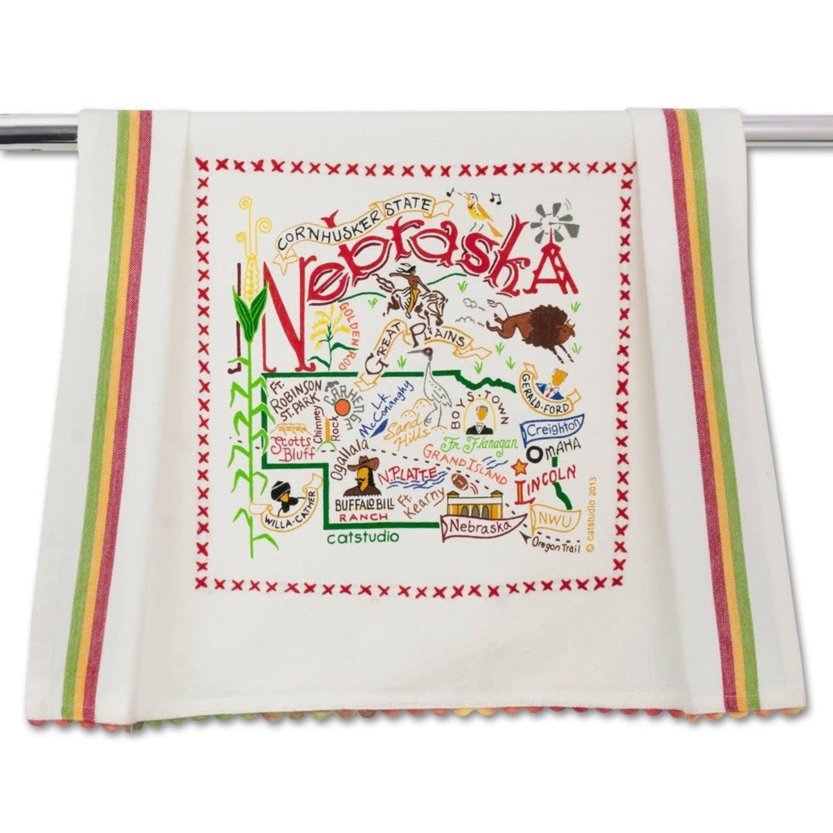 Catstudio Catstudio State Dish Towels (Alphabetical N- R)