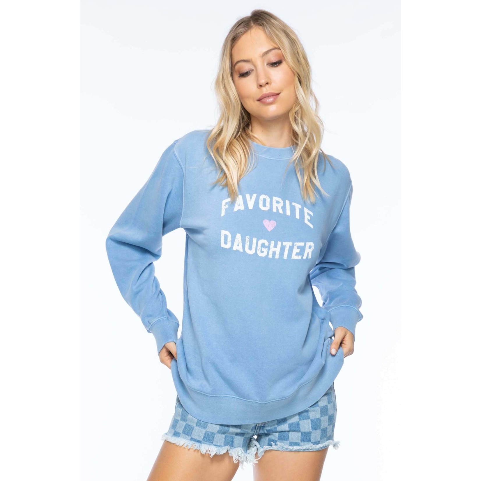Sub_Urban Riot Favorite Daughter Sweatshirt - Light Blue