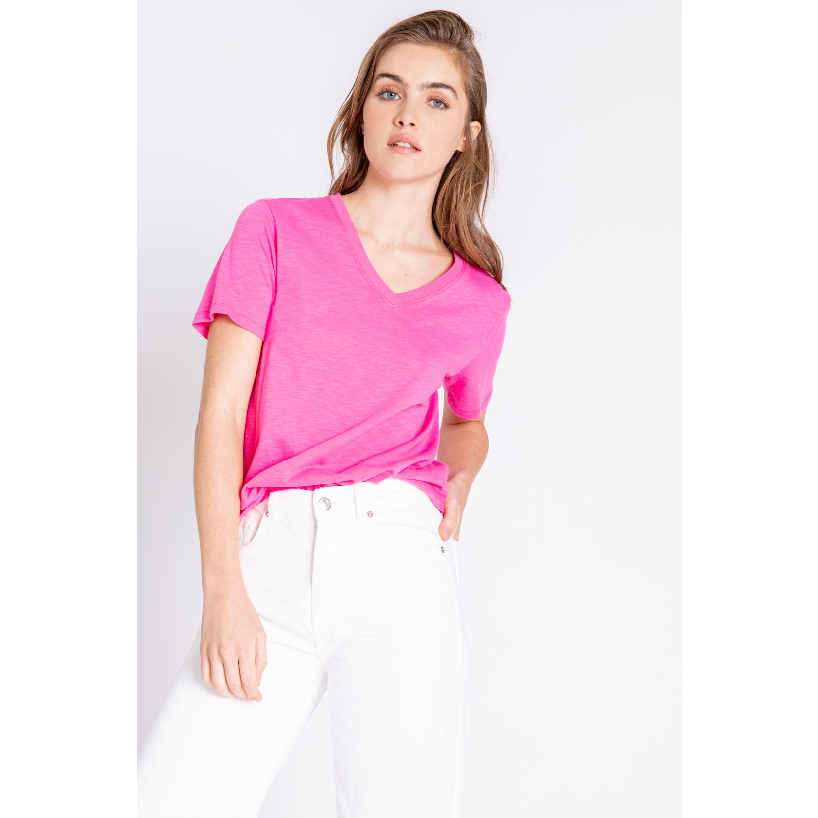 P.J. Salvage Beachy Basics Short Sleeve Top