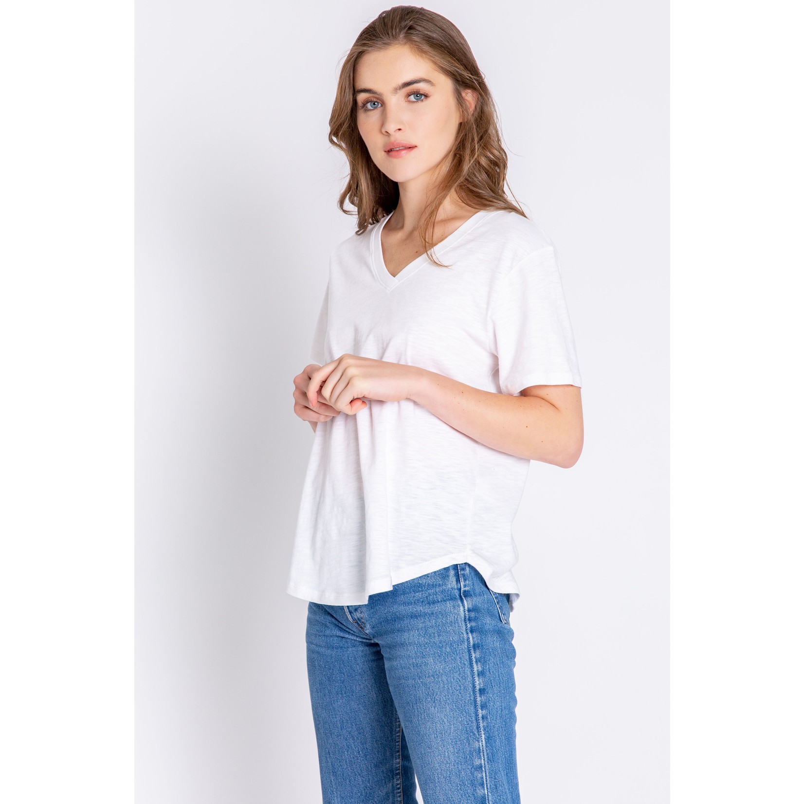 P.J. Salvage Beachy Basics Short Sleeve Top