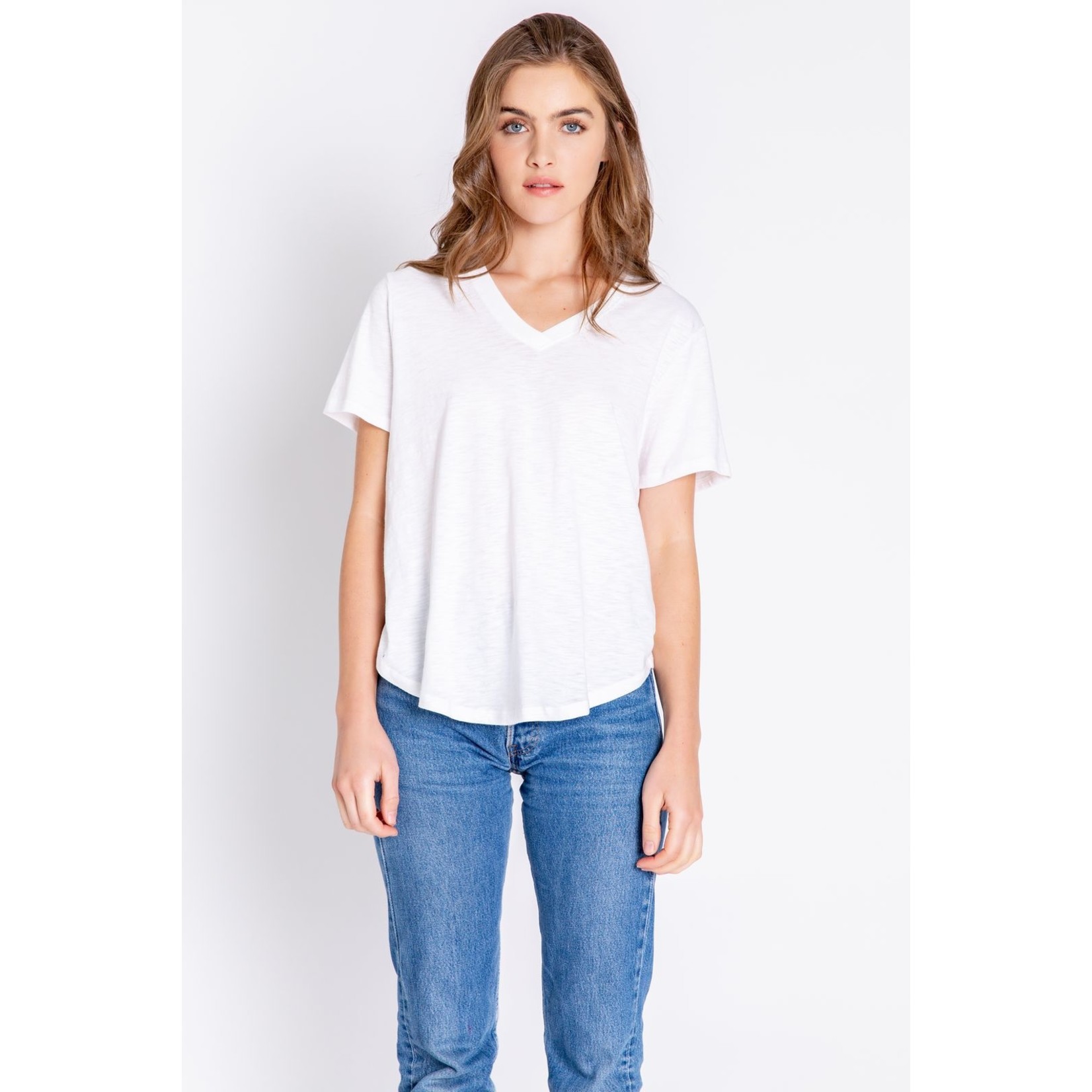 P.J. Salvage Beachy Basics Short Sleeve Top