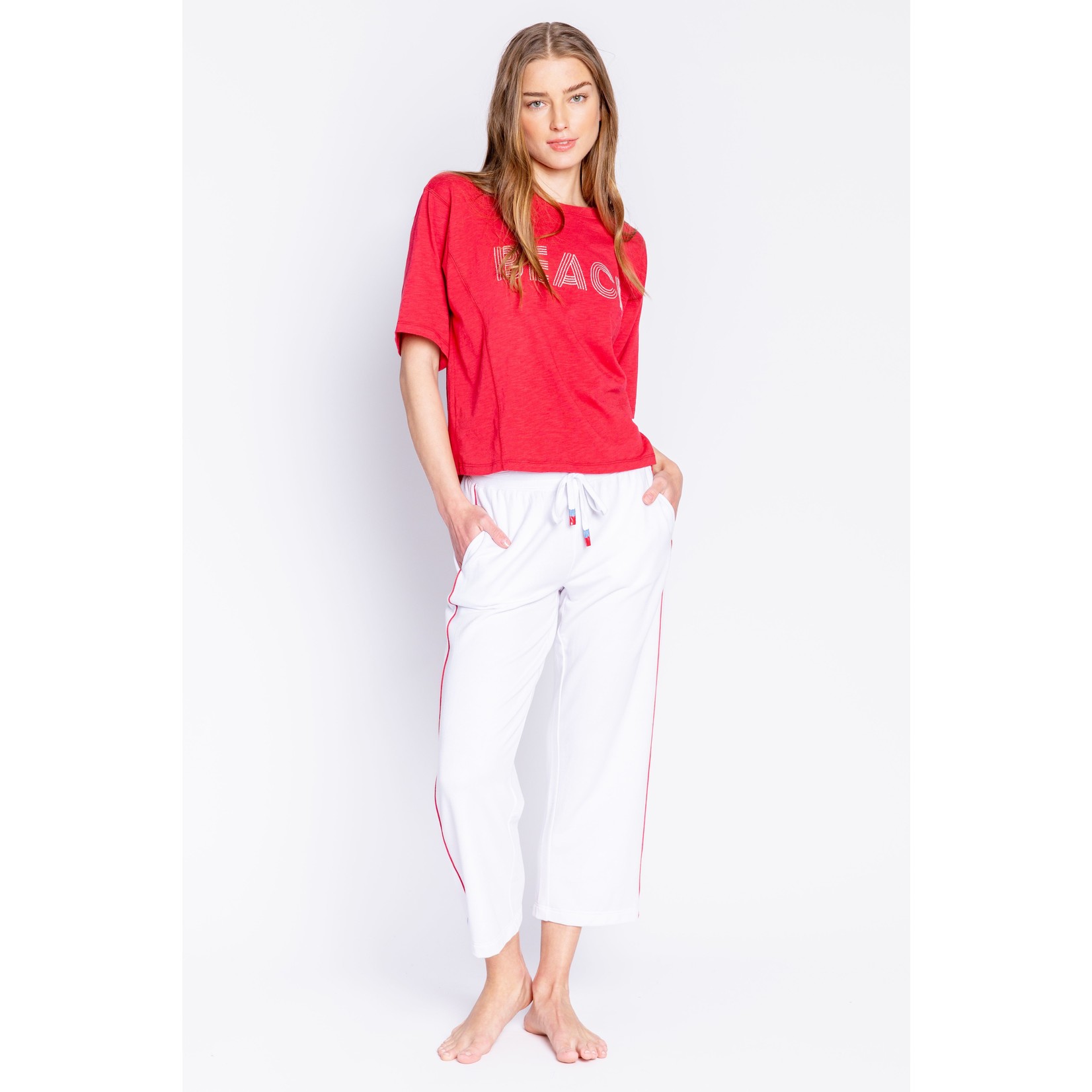 P. J. Salvage Rocket Beach Cropped Pant