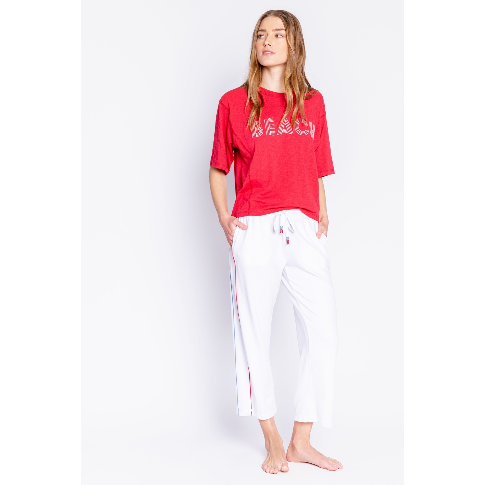 P. J. Salvage Rocket Beach Cropped Pant