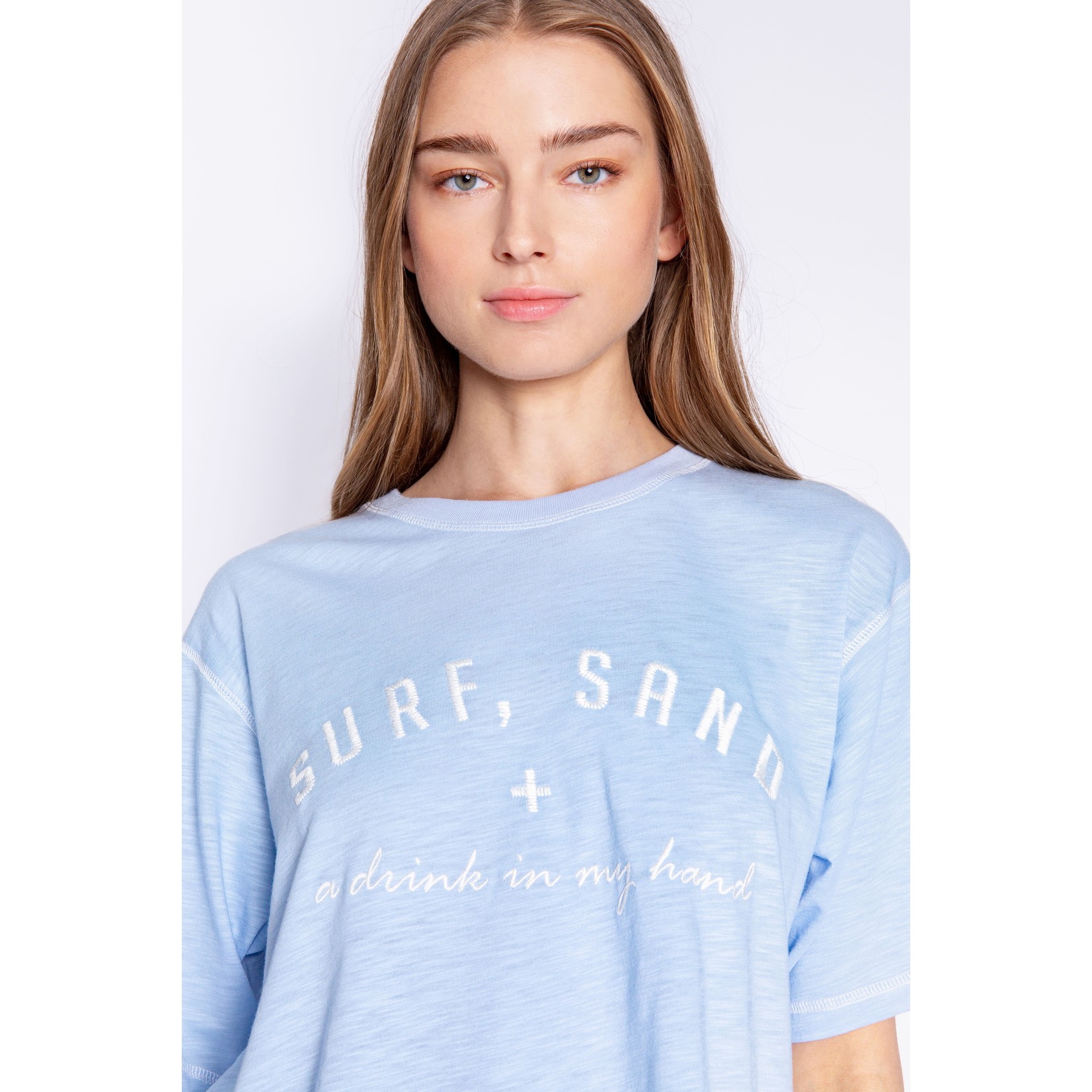 P.J. Salvage Surf, Sand, & a drink in my hand Short Sleeve Top