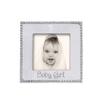 Mariposa Mariposa  Baby Girl - Beaded 4x4 Frame