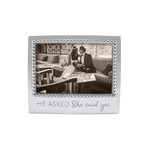 Mariposa Mariposa  He Asked... - Beaded 4x6 Frame
