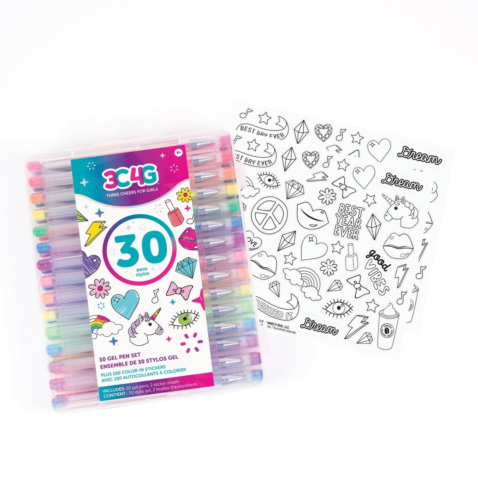 Gel Pens 30-Piece Set - The Blue House