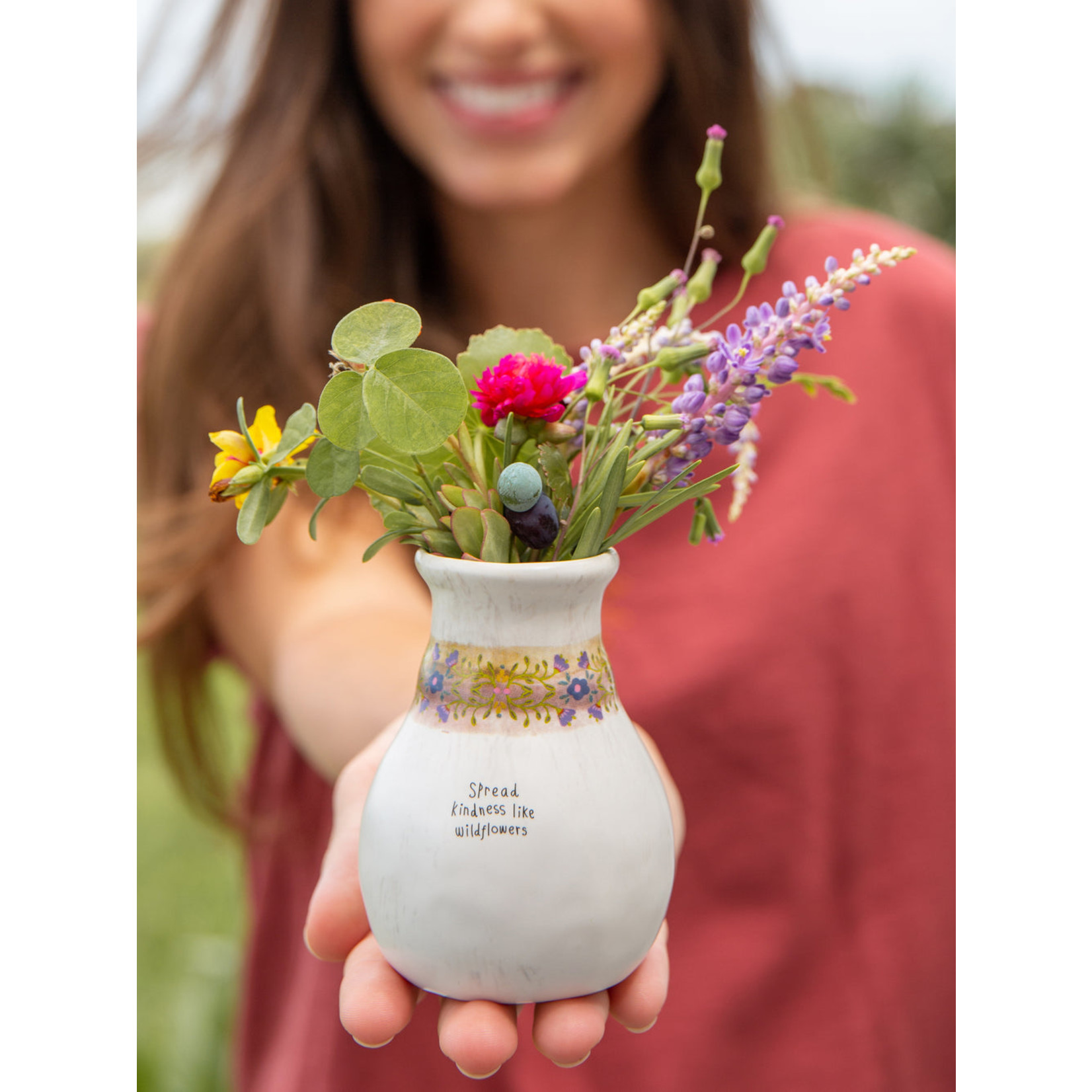 Natural Life Catalina Bud Vase - Spread Kindness Like Wildflowers