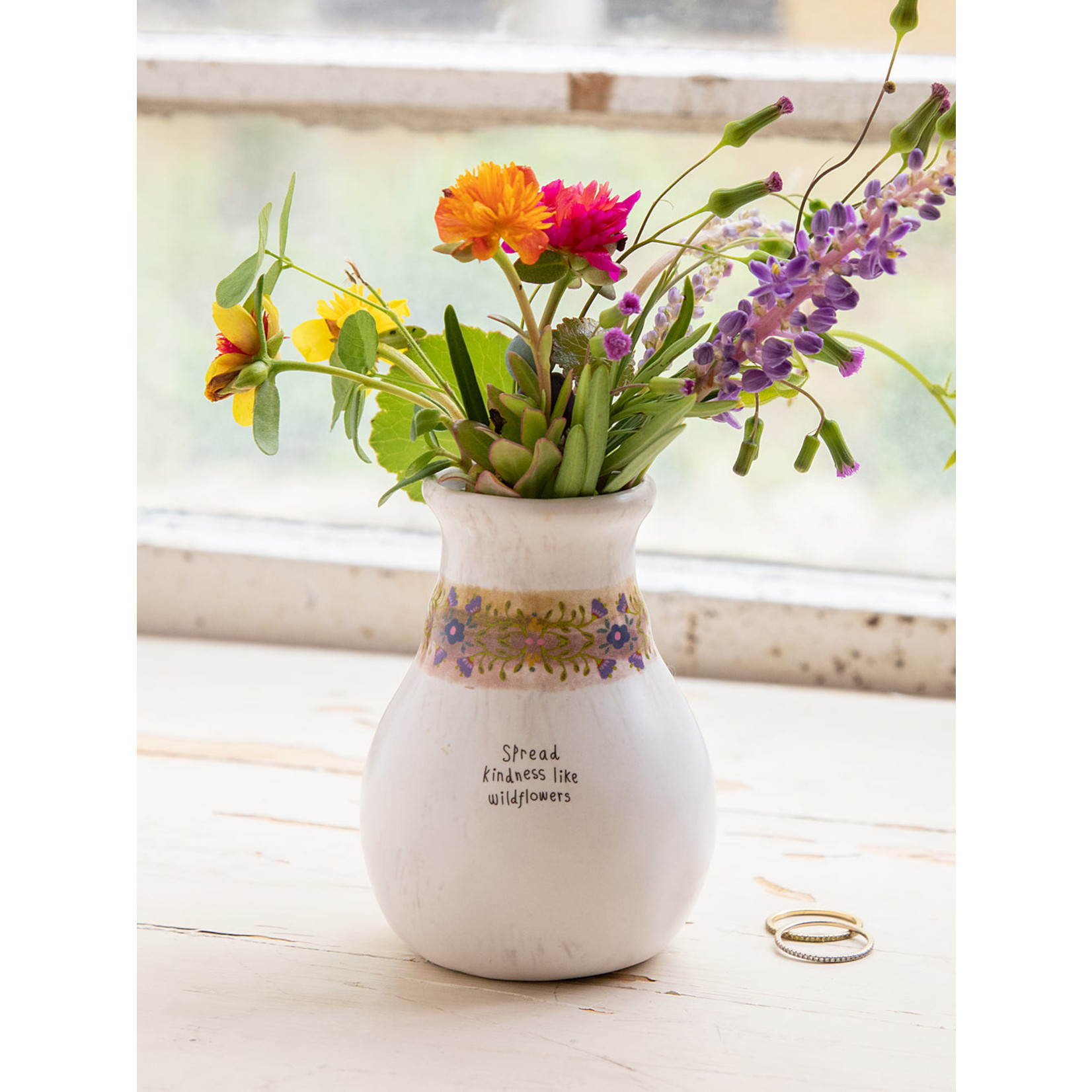 Natural Life Catalina Bud Vase - Spread Kindness Like Wildflowers