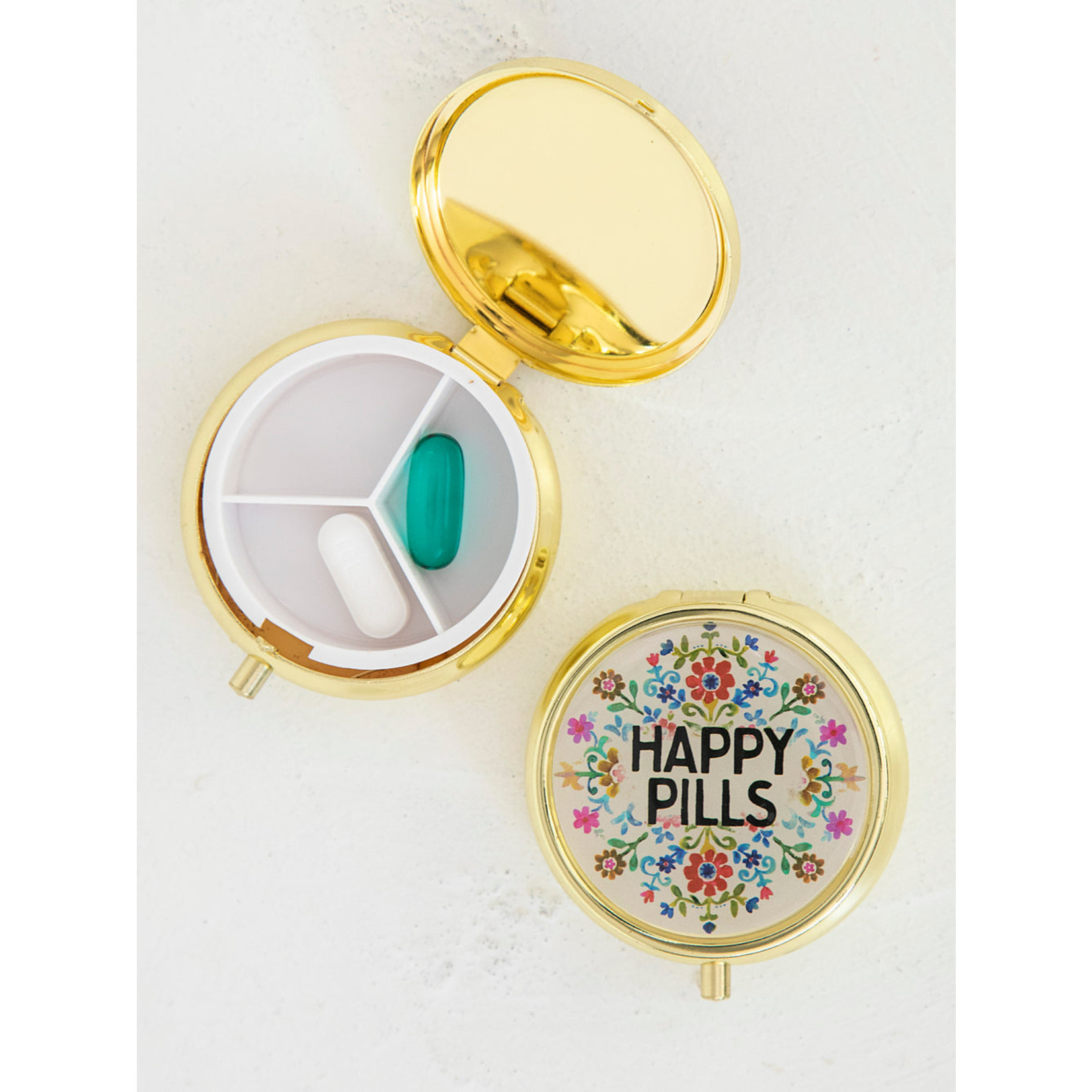 Natural Life Happy Pills  Pill Box