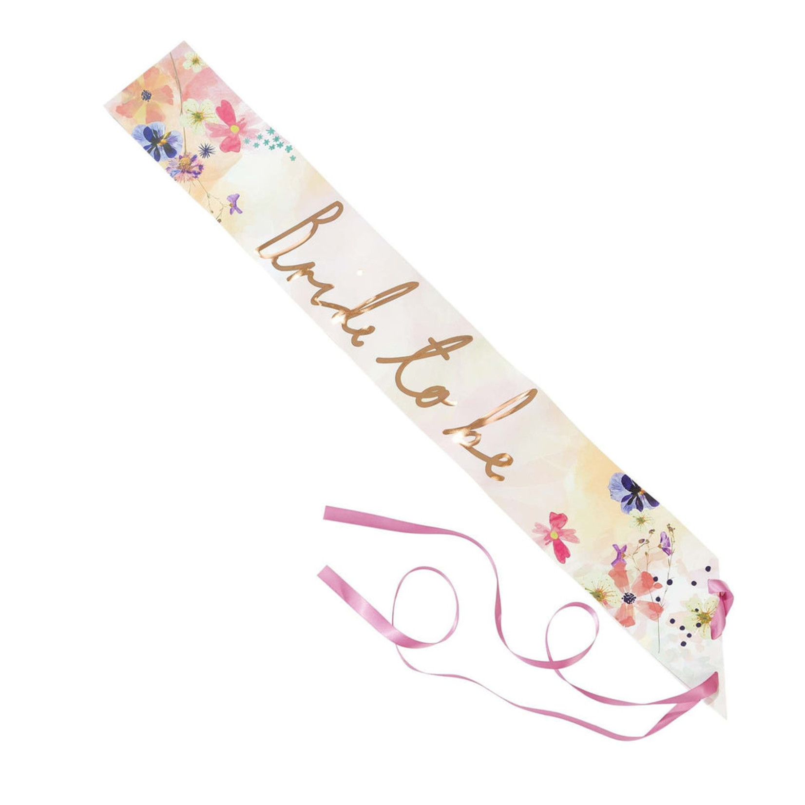 Talking Tables Blossom Girls Bride to Be Sash