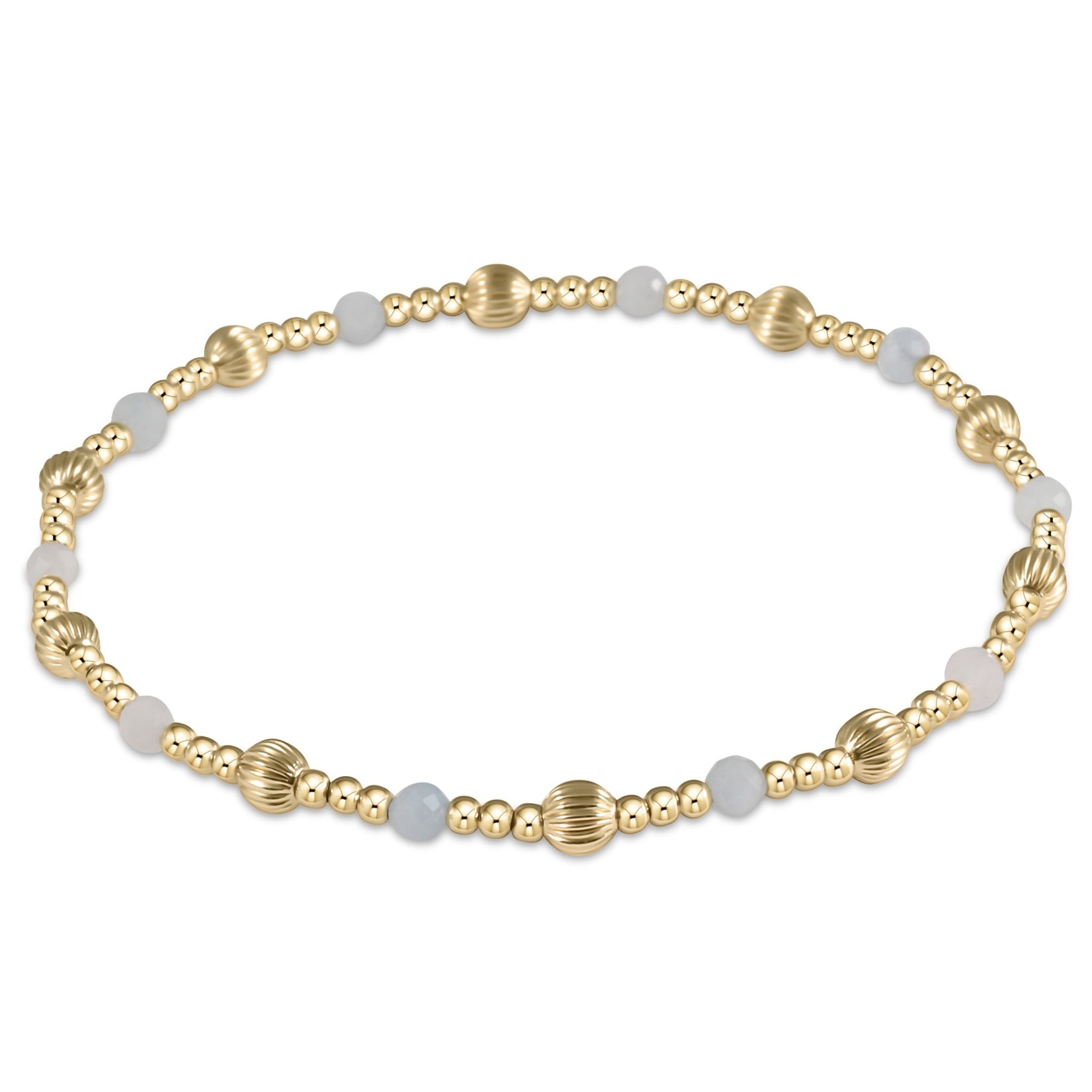 Enewton enewton dignity sincerity pattern 4mm bead bracelet - pearl