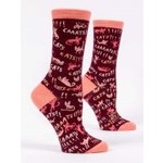 Blue Q Blue Q Cats! Crew Socks