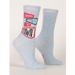 Blue Q Love This Town Crew Socks