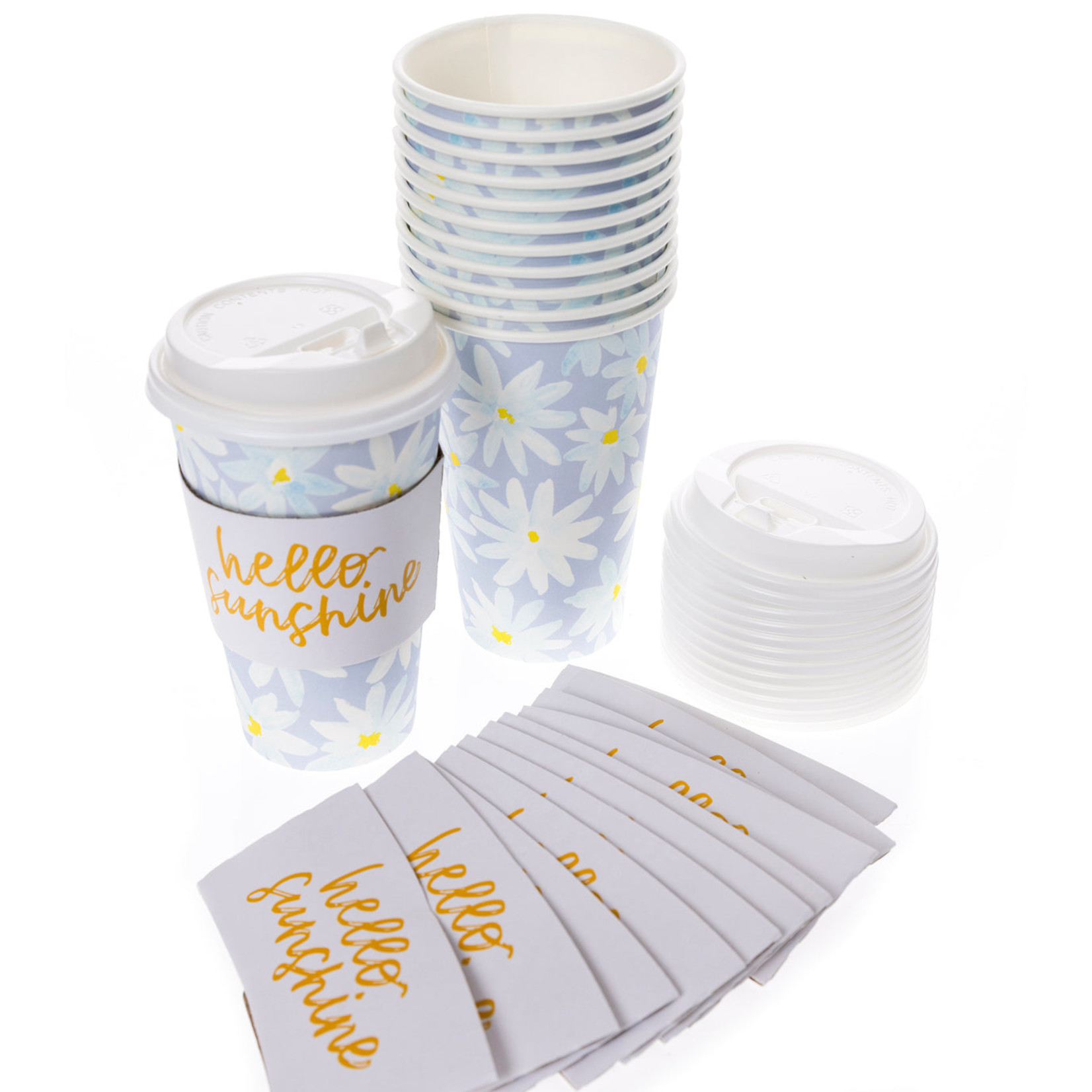 Graphique Disposable Travel Cups - Set of 12