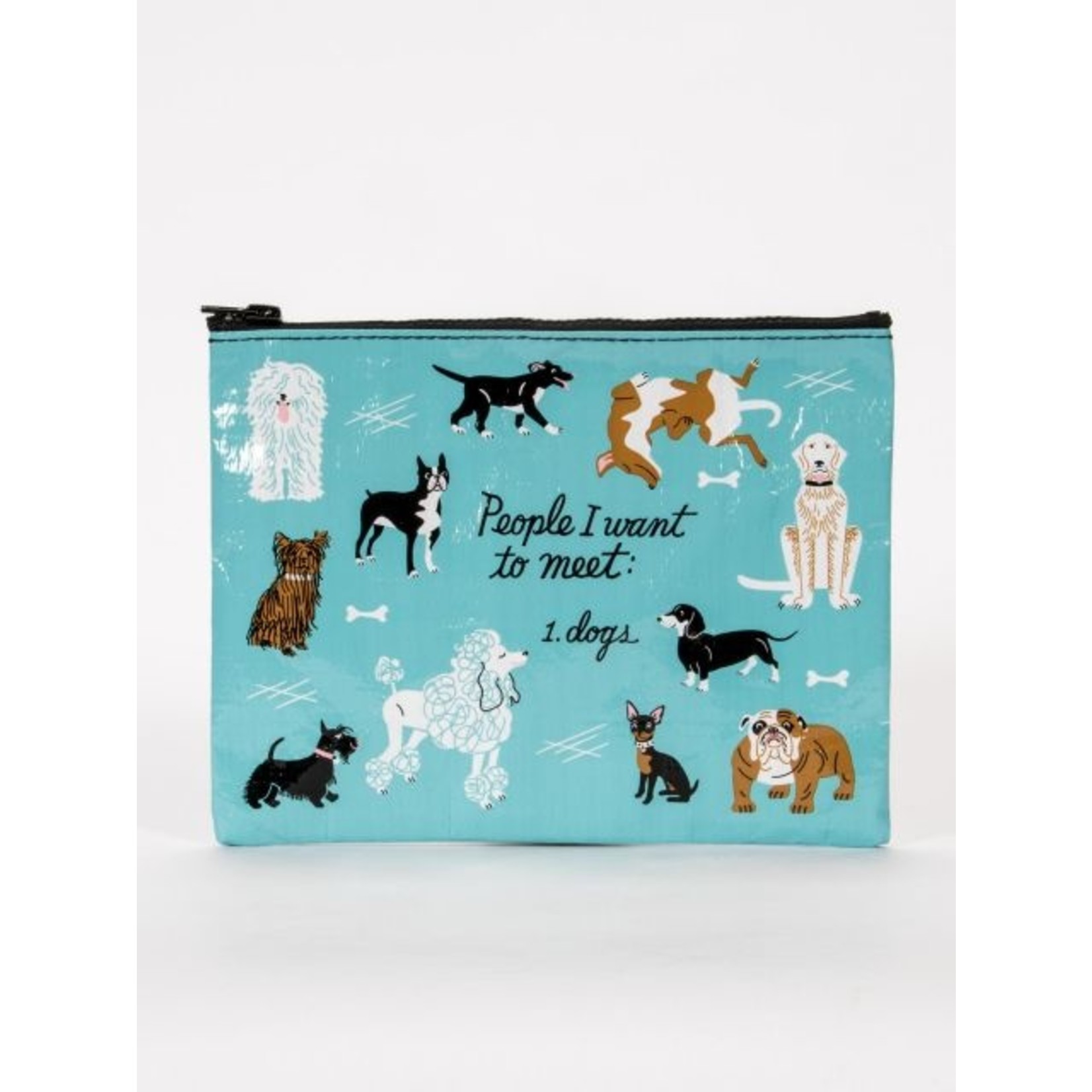 Blue Q People to Meet: Dogs Zipper Pouch