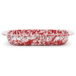 Golden Rabbit Red Swirl Baking Pan