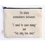 ellembee gift You Only Live Once Zipper Pouch