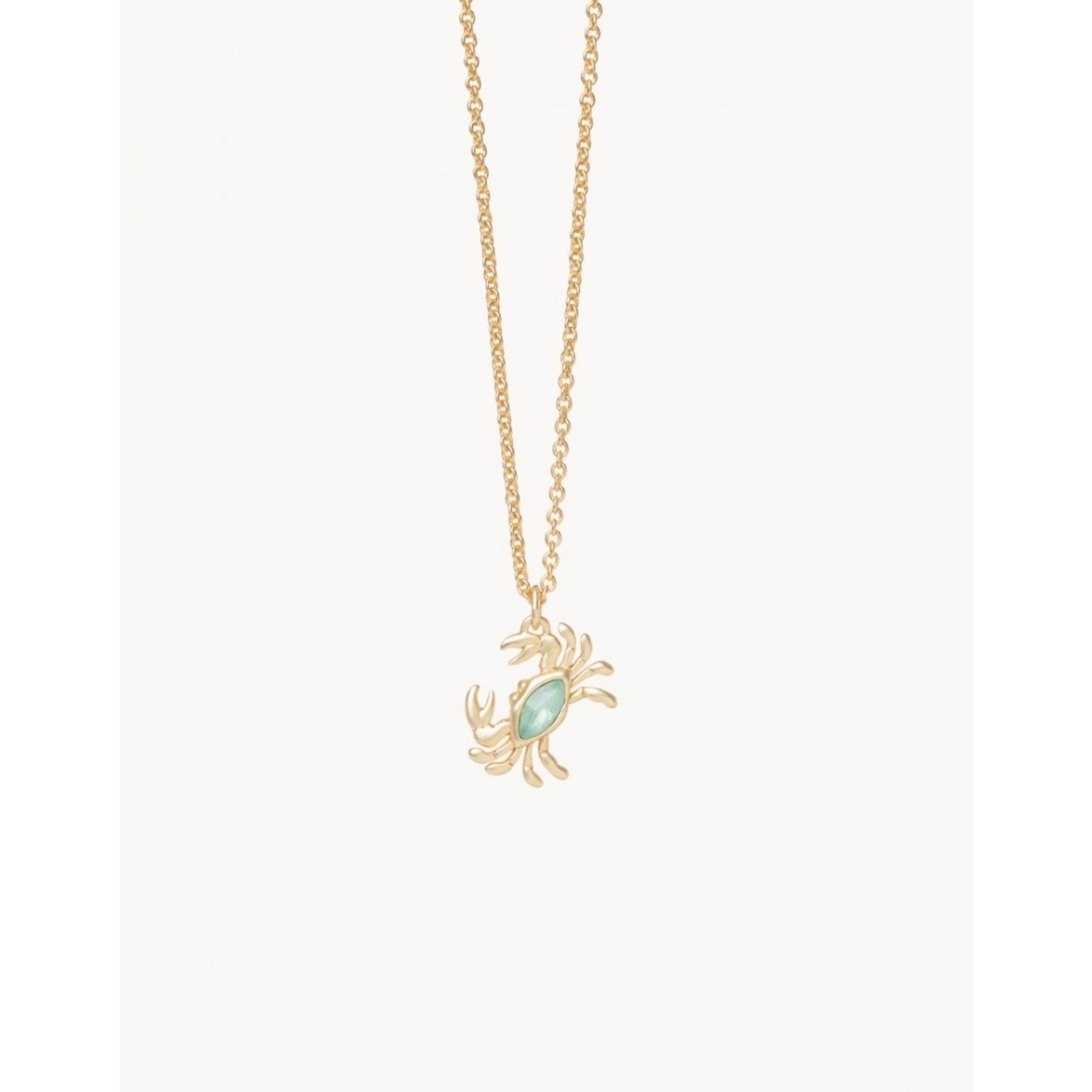Spartina Spartina Sea La Vie Happy Dance/Crab Necklace  - Gold