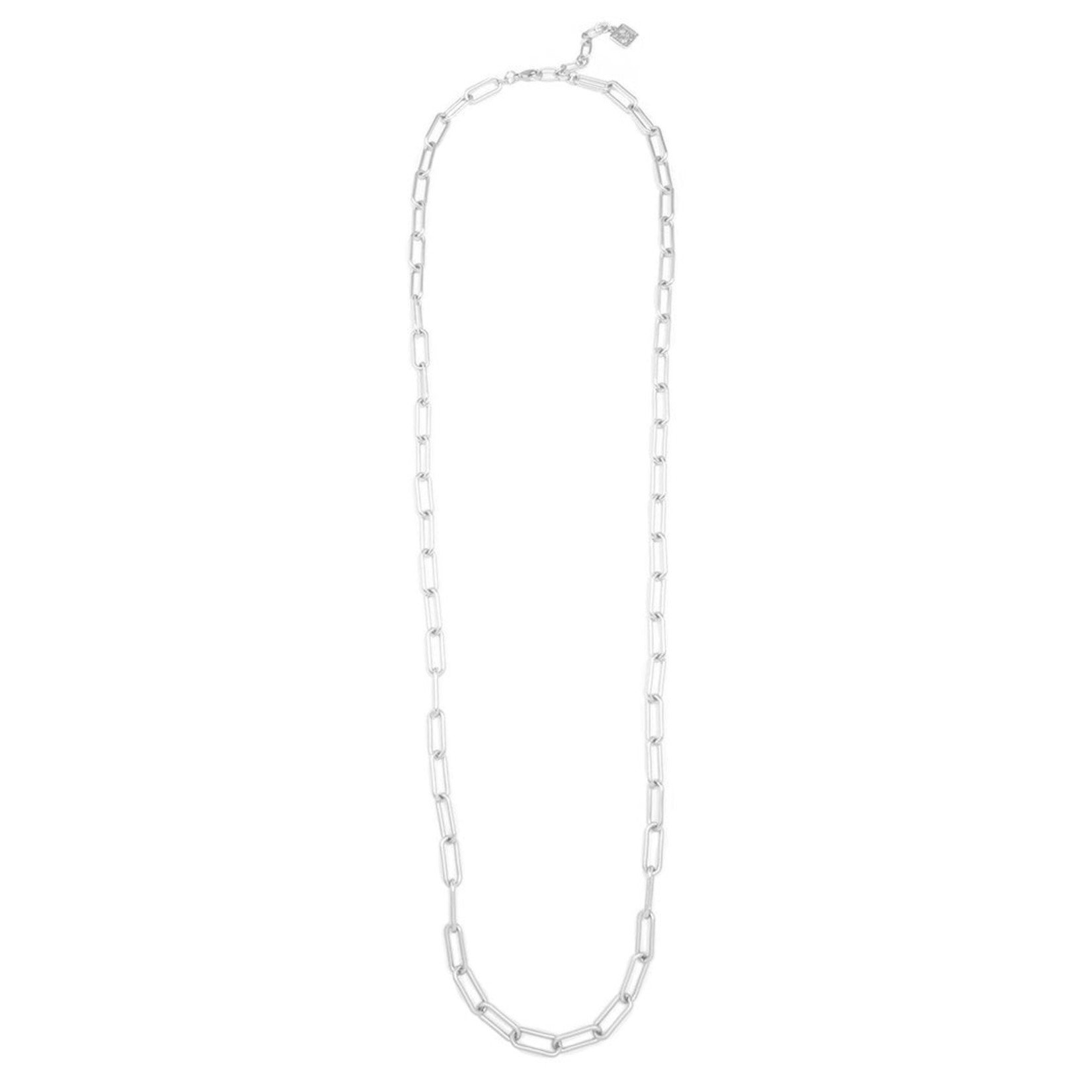 Zenzii Large Paperclip Link Long Necklace