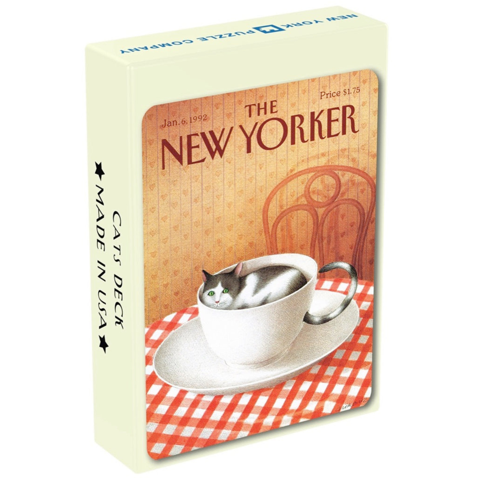 New York Puzzle Co. Cat Cartoon Playing Cards