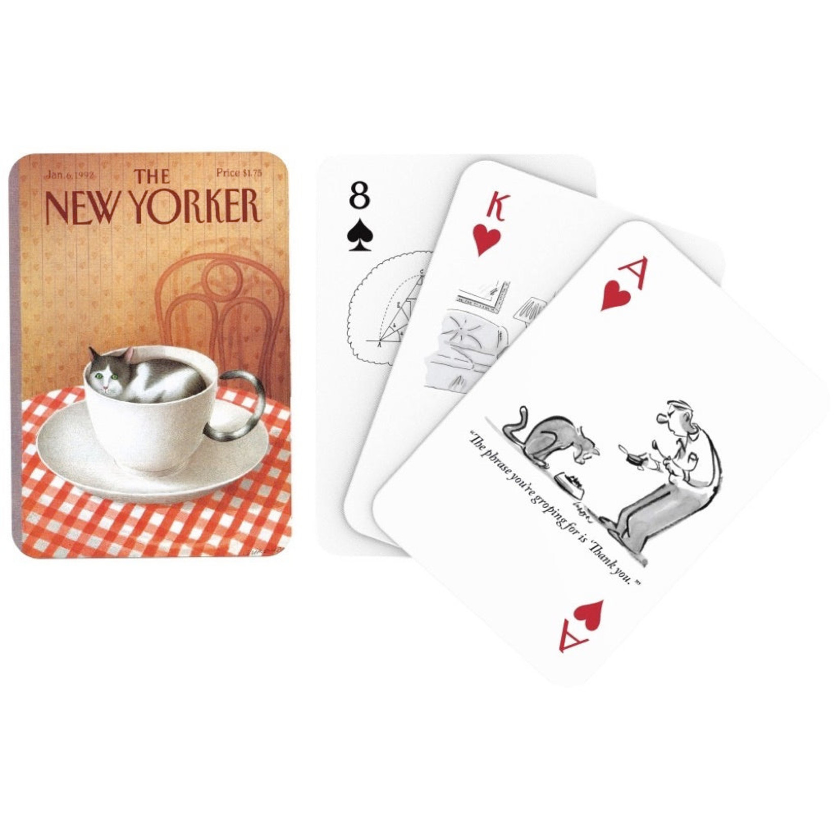 New York Puzzle Co. Cat Cartoon Playing Cards