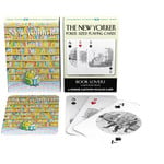 New York Puzzle Co. Book Lover Cartoons Playing Cards