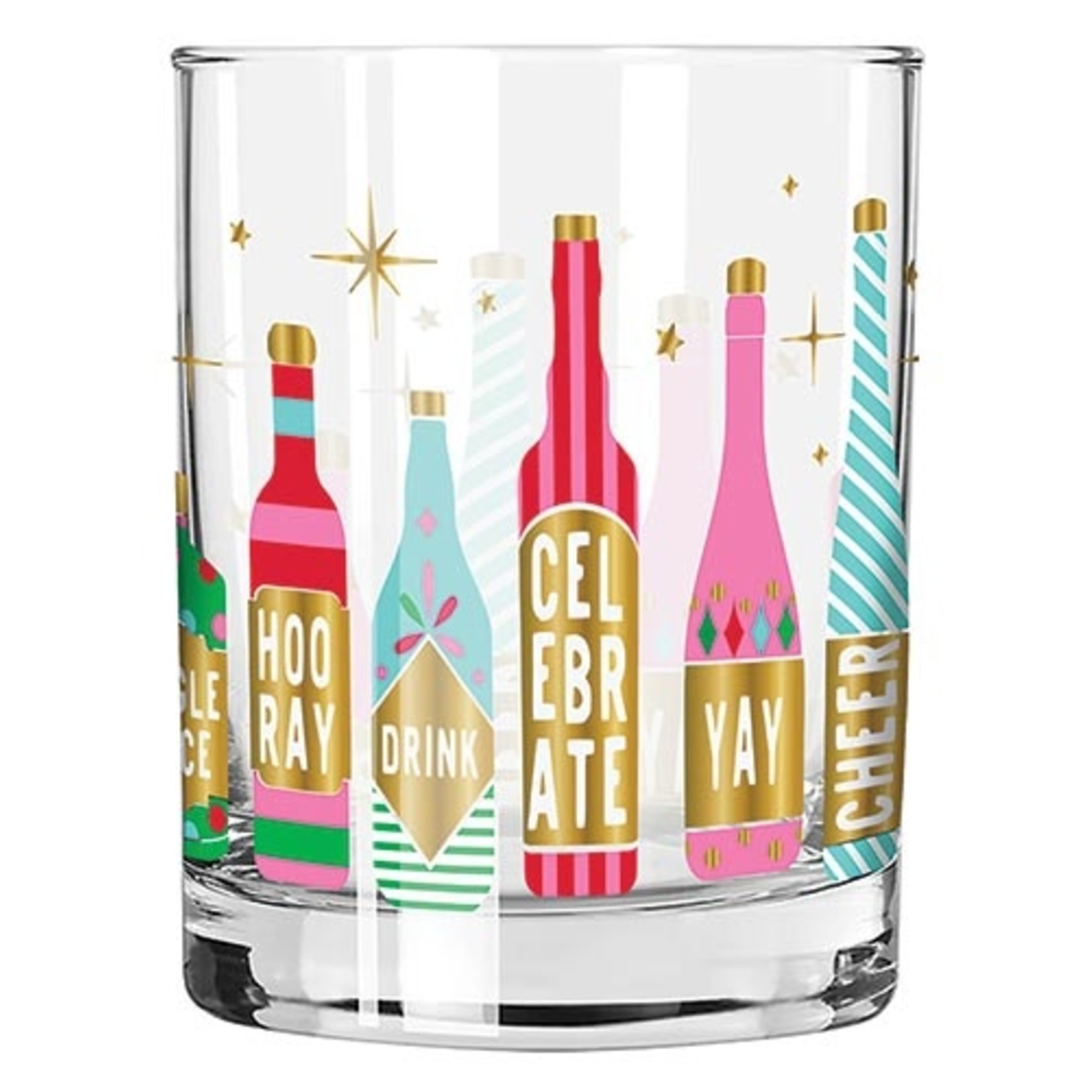 Creative Brands Retro Bottles Double Od Fashioned Glass